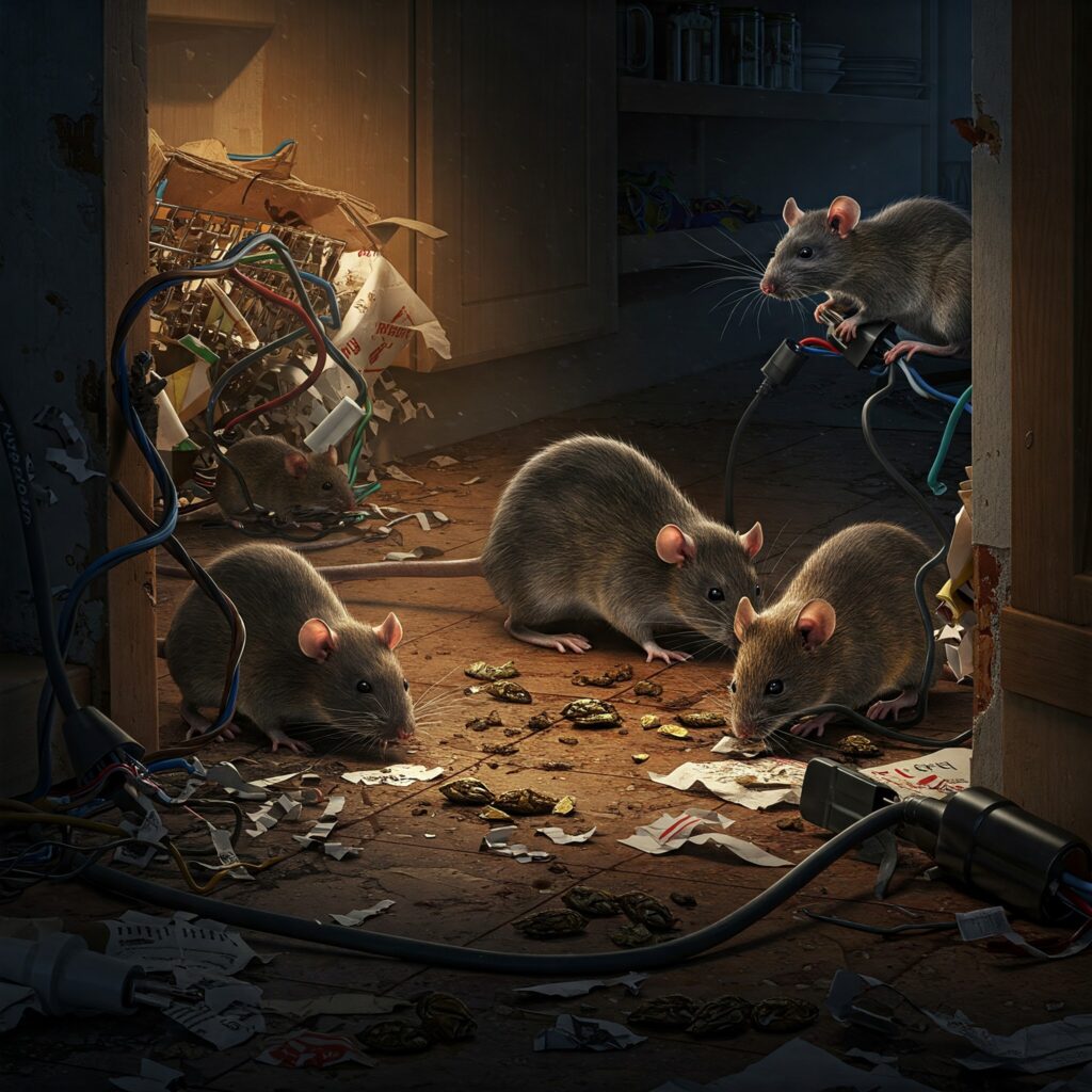 Rodents in indoors -Pest control services