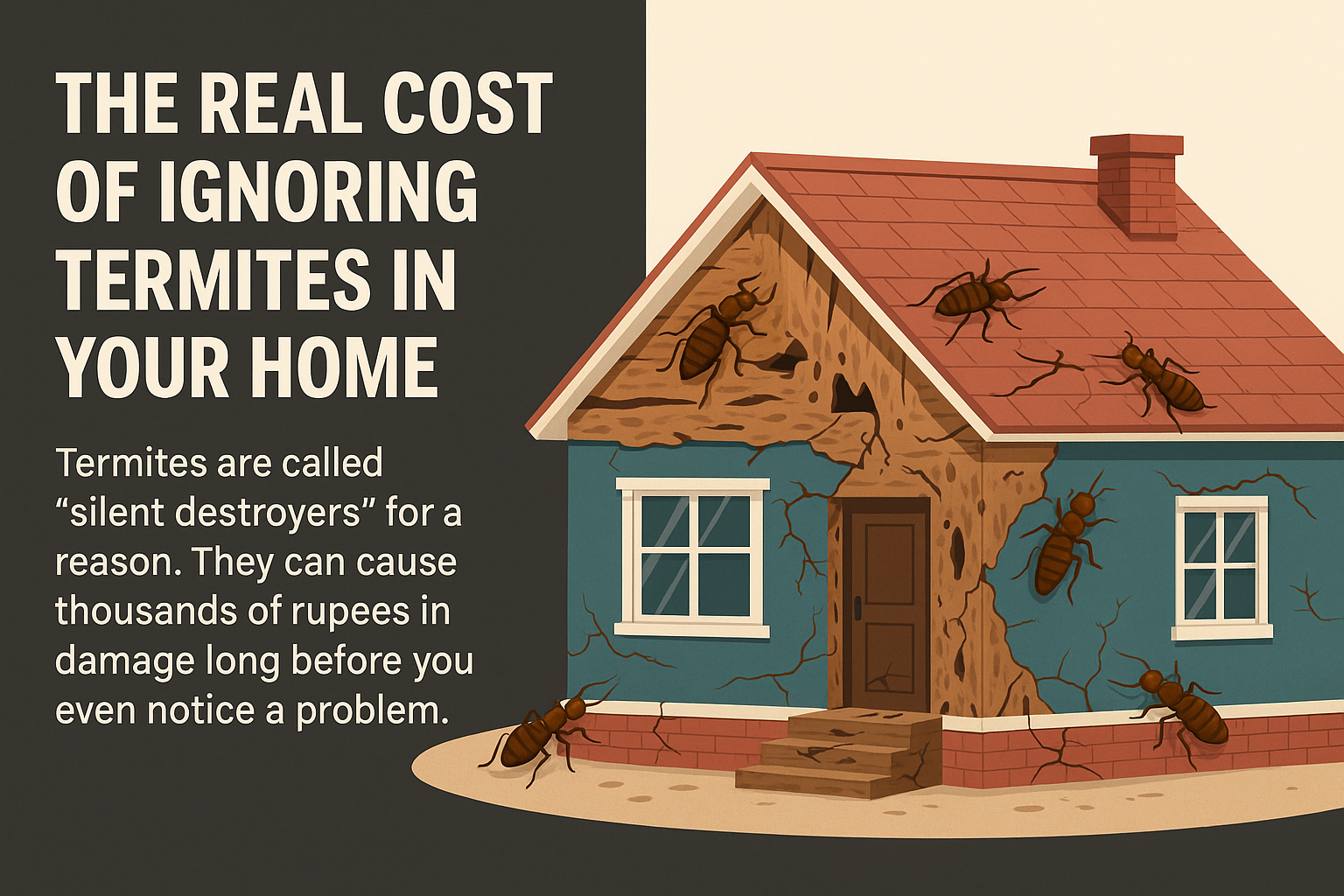 The real cost of ignoring termites in your home